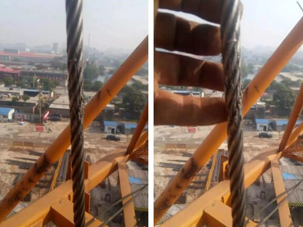 又一起鋼絲繩斷裂事故，造成2人被砸身亡！